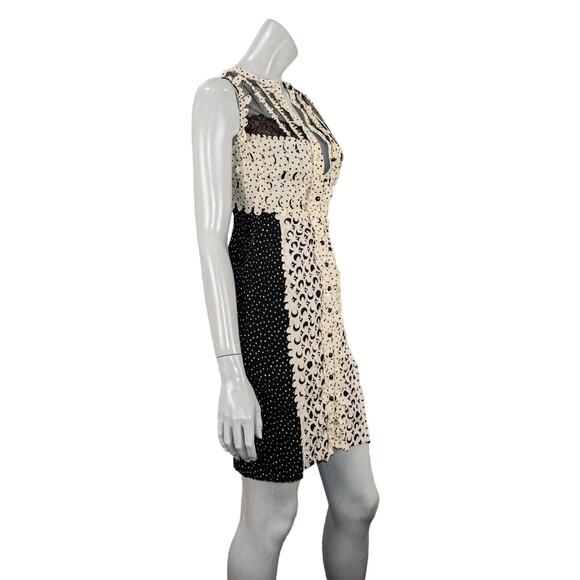 Beguile By Byron Lars Women's Lasercut sheath pencil Dress size 0 - Picture 9 of 11